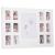 Kit amprenta mulaj manuta sau piciorus bebe si rama foto, 24x37cm, alb Household NewTrend