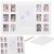Kit amprenta mulaj manuta sau piciorus bebe si rama foto, 24x37cm, alb Household NewTrend