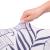 Husa pentru scaun, marime universala, poliester si spandex, 38x70cm, alb, nuante de bleumarin, galben Household NewTrend