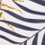 Husa pentru scaun, marime universala, poliester si spandex, 38x70cm, alb, nuante de bleumarin, galben Household NewTrend