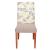 Set 4 huse pentru scaun, marime universala, poliester si spandex, 38x70cm, alb, gri si galben Household NewTrend
