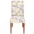 Set 4 huse pentru scaun, marime universala, poliester si spandex, 38x70cm, alb, gri si galben Household NewTrend