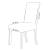 Set 4 huse pentru scaun, marime universala, poliester si spandex, 38x70cm, alb, gri si galben Household NewTrend