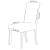 Set 4 huse universale pentru scaun, marime universala, poliester si spandex, 45 x 60 cm, gri alb Household NewTrend