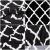Set 4 huse universale pentru scaun, marime universala, poliester si spandex, 45 x 60 cm, negru alb Household NewTrend