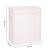 Cos de rufe din bambus cu capac, 2 compartimente, sac detasabil, volum 100L, 54x35x60cm, alb Household NewTrend
