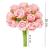 Buchet de flori artificiale din poliester, 12 fire trandafiri, 26cm, roz Household NewTrend