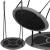 Leagan tip cuib 110cm, inaltime reglabila, 150 kg, Gri Household NewTrend