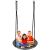 Leagan tip cuib 110cm, inaltime reglabila, 150 kg, Gri Household NewTrend