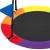 Leagan tip cuib 100cm, inaltime reglabila, 150 kg, Multicolor Household NewTrend