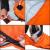 Sac de dormit tip mumie, cu geanta de transport, 175x73cm, 8-20grade, portocaliu Household NewTrend