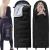 Sac de dormit tip mumie, cu geanta de transport, 220x80cm, 0-15grade, negru Household NewTrend