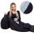 Sac de dormit tip mumie, cu geanta de transport, 220x80cm, 0-15grade, negru Household NewTrend