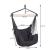 Hamac tip leagan suspendat pentru casa sau gradina, gri inchis cu perne, 130x100cm, 150kg Household NewTrend