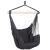 Hamac tip leagan suspendat pentru casa sau gradina, gri inchis cu perne, 130x100cm, 150kg Household NewTrend