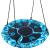 Leagan tip cuib Camuflaj 100cm, inaltime reglabila, 150 kg, Albastru Negru Household NewTrend