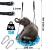 Leagan tip cuib Camuflaj 100cm, inaltime reglabila, 150 kg, Albastru Negru Household NewTrend