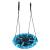 Leagan tip cuib Camuflaj 100cm, inaltime reglabila, 150 kg, Albastru Negru Household NewTrend