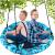 Leagan tip cuib Camuflaj 100cm, inaltime reglabila, 150 kg, Albastru Negru Household NewTrend