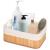 Set 3 cutii organizatoare din bambus, diverse dimensiuni, maro Household NewTrend