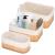 Set 3 cutii organizatoare din bambus, diverse dimensiuni, maro Household NewTrend