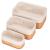 Set 3 cutii organizatoare din bambus, diverse dimensiuni, maro Household NewTrend