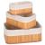 Set 3 cutii organizatoare din bambus, diverse dimensiuni, maro Household NewTrend