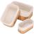 Set 3 cutii organizatoare din bambus, diverse dimensiuni, maro Household NewTrend