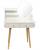 Masa de toaleta si machiaj Siena, alba, cu 2 sertare, oglinda, 80x40x121 cm Household NewTrend