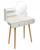 Masa de toaleta si machiaj Siena, alba, cu 2 sertare, oglinda, 80x40x121 cm Household NewTrend