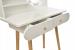 Masa de toaleta si machiaj Siena, alba, cu 2 sertare, oglinda, 80x40x121 cm Household NewTrend