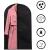 Set 5 huse transport haine, pe umeras, impermeabila, negru, 60x90 cm Household NewTrend