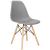 Set 4 scaune dining Scandinav pentru bucatarie, 38x42x82cm, gri inchis Household NewTrend
