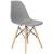 Set 4 scaune dining Scandinav pentru bucatarie, 38x42x82cm, gri inchis Household NewTrend
