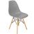 Set 4 scaune dining Scandinav pentru bucatarie, 38x42x82cm, gri inchis Household NewTrend