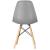Set 4 scaune dining Scandinav pentru bucatarie, 38x42x82cm, gri inchis Household NewTrend