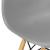 Scaun dining Scandinav pentru bucatarie, 38x42x82cm, gri inchis Household NewTrend