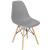 Scaun dining Scandinav pentru bucatarie, 38x42x82cm, gri inchis Household NewTrend