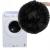 Pat Sersimo pentru caini si pisici, cu husa detasabila, negru, 40cm Household NewTrend