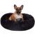 Pat Sersimo pentru caini si pisici, cu husa detasabila, negru, 40cm Household NewTrend