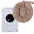 Pat Sersimo pentru caini si pisici, cu husa detasabila, maro deschis, diametru 80cm Household NewTrend