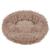 Pat Sersimo pentru caini si pisici, cu husa detasabila, maro deschis, diametru 80cm Household NewTrend