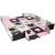 Covor din spuma pentru copii, tip puzzle forme, 52 piese, termoizolant, 150x150 cm, gri roz Household NewTrend