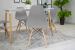 Set 4 scaune dining Scandinav pentru bucatarie, 38x42x82cm, gri Household NewTrend