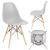 Set 4 scaune dining Scandinav pentru bucatarie, 38x42x82cm, gri Household NewTrend