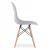 Set 4 scaune dining Scandinav pentru bucatarie, 38x42x82cm, gri Household NewTrend