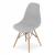 Set 4 scaune dining Scandinav pentru bucatarie, 38x42x82cm, gri Household NewTrend