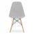 Set 4 scaune dining Scandinav pentru bucatarie, 38x42x82cm, gri Household NewTrend