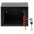 Seif standard cu cheie, 170x230x170 mm, Otel, Negru Household NewTrend