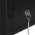 Seif standard cu cheie, 170x230x170 mm, Otel, Negru Household NewTrend